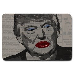 Transgender President    Large Doormat  by Valentinaart