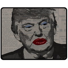 Transgender President    Fleece Blanket (medium)  by Valentinaart