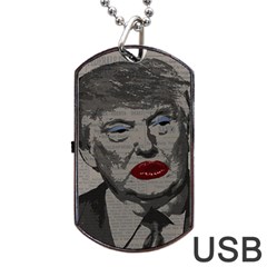 Transgender President    Dog Tag Usb Flash (one Side) by Valentinaart