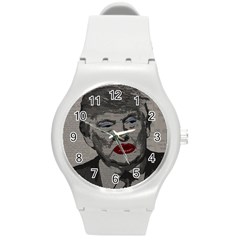 Transgender President    Round Plastic Sport Watch (m) by Valentinaart