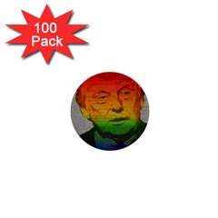 Rainbow Trump  1  Mini Buttons (100 Pack) 