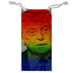 Rainbow Trump  Jewelry Bag by Valentinaart