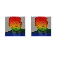 Rainbow Trump  Cufflinks (square) by Valentinaart