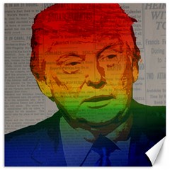 Rainbow Trump  Canvas 16  X 16   by Valentinaart