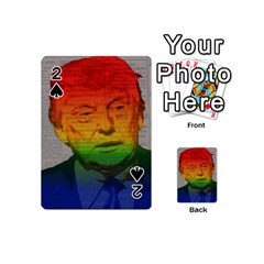 Rainbow Trump  Playing Cards 54 (mini)  by Valentinaart