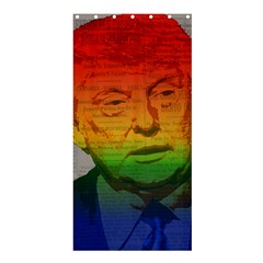 Rainbow Trump  Shower Curtain 36  X 72  (stall)  by Valentinaart