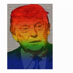 Rainbow Trump  Small Garden Flag (two Sides) by Valentinaart