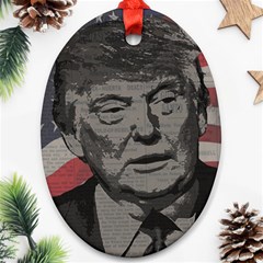 Trump Ornament (oval) by Valentinaart