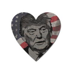 Trump Heart Magnet by Valentinaart