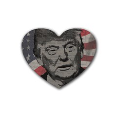 Trump Heart Coaster (4 Pack)  by Valentinaart