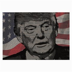 Trump Large Glasses Cloth by Valentinaart