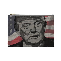 Trump Cosmetic Bag (large)  by Valentinaart