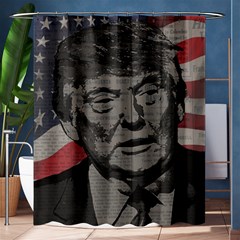 Trump Shower Curtain 60  X 72  (medium)  by Valentinaart