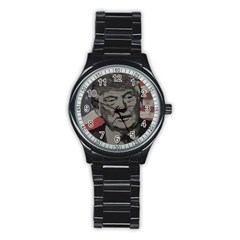 Trump Stainless Steel Round Watch by Valentinaart