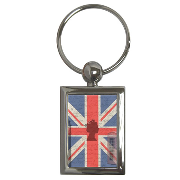 Vintage London Key Chains (Rectangle) 