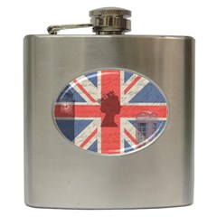 Vintage London Hip Flask (6 Oz) by Valentinaart