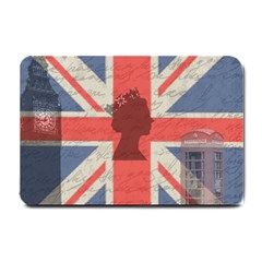 Vintage London Small Doormat  by Valentinaart