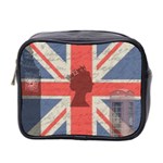 Vintage London Mini Toiletries Bag 2-Side Front