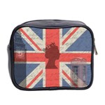 Vintage London Mini Toiletries Bag 2-Side Back