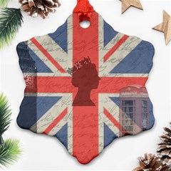 Vintage London Ornament (snowflake) by Valentinaart