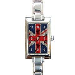 United Kingdom  Rectangle Italian Charm Watch