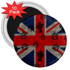 United Kingdom  3  Magnets (10 Pack)  by Valentinaart