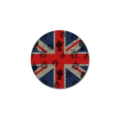 United Kingdom  Golf Ball Marker by Valentinaart