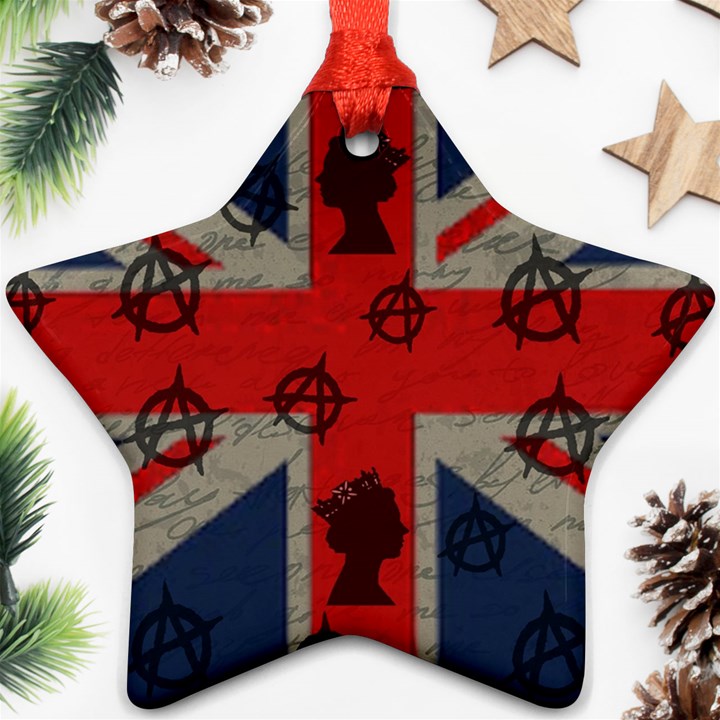 United Kingdom  Star Ornament (Two Sides)