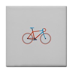 Bicycle Sports Drawing Minimalism Tile Coasters by Simbadda