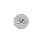 Bicycle Sports Drawing Minimalism 1  Mini Magnets Front