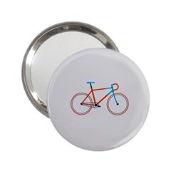 Bicycle Sports Drawing Minimalism 2 25  Handbag Mirrors by Simbadda