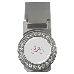 Bicycle Sports Drawing Minimalism Money Clips (cz)  by Simbadda