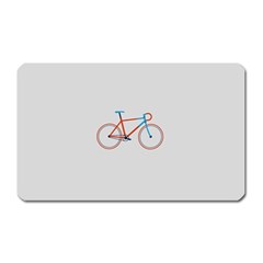 Bicycle Sports Drawing Minimalism Magnet (rectangular)