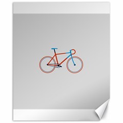 Bicycle Sports Drawing Minimalism Canvas 16  X 20  