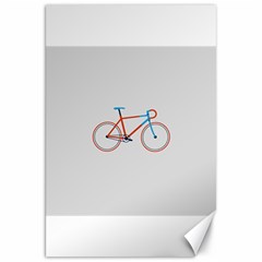 Bicycle Sports Drawing Minimalism Canvas 20  X 30  