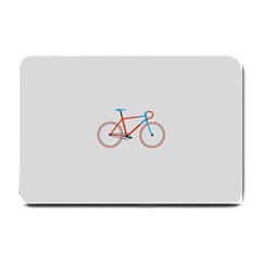 Bicycle Sports Drawing Minimalism Small Doormat  by Simbadda