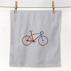 Bicycle Sports Drawing Minimalism Face Towel