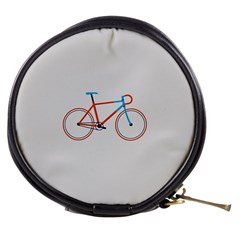 Bicycle Sports Drawing Minimalism Mini Makeup Bags by Simbadda