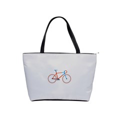 Bicycle Sports Drawing Minimalism Shoulder Handbags