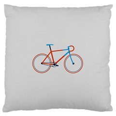 Bicycle Sports Drawing Minimalism Standard Flano Cushion Case (one Side)