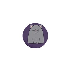 Cat Minimalism Art Vector 1  Mini Buttons by Simbadda