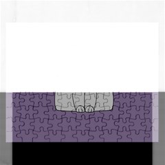 Cat Minimalism Art Vector Rectangular Jigsaw Puzzl