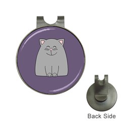 Cat Minimalism Art Vector Hat Clips With Golf Markers by Simbadda