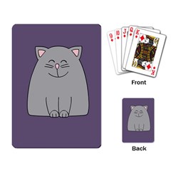 Cat Minimalism Art Vector Playing Card by Simbadda