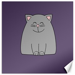 Cat Minimalism Art Vector Canvas 12  X 12   by Simbadda