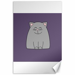 Cat Minimalism Art Vector Canvas 24  X 36  by Simbadda