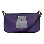 Cat Minimalism Art Vector Shoulder Clutch Bags Front