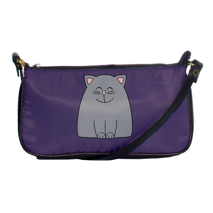 Cat Minimalism Art Vector Shoulder Clutch Bags