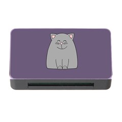 Cat Minimalism Art Vector Memory Card Reader With Cf by Simbadda