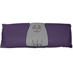 Cat Minimalism Art Vector Body Pillow Case Dakimakura (Two Sides) Back